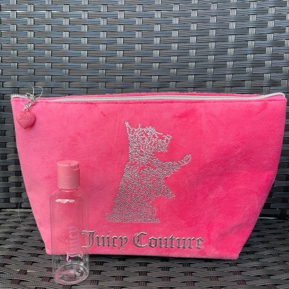 Juicy Couture Pink Cosmetic Bag